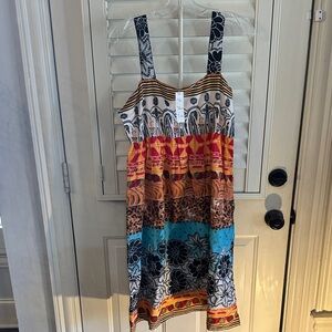 Colorful Patterned Mini Dress Anthropologie